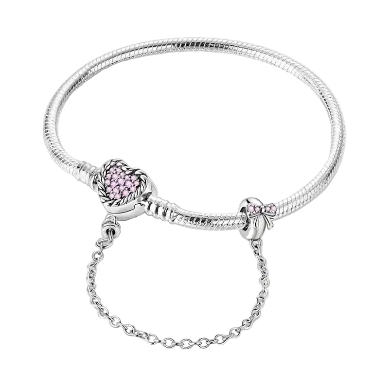 Heart Ribbon Bracelet